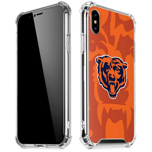 NFL Chicago Bears Double Vision iPhone XS Max Clear Case